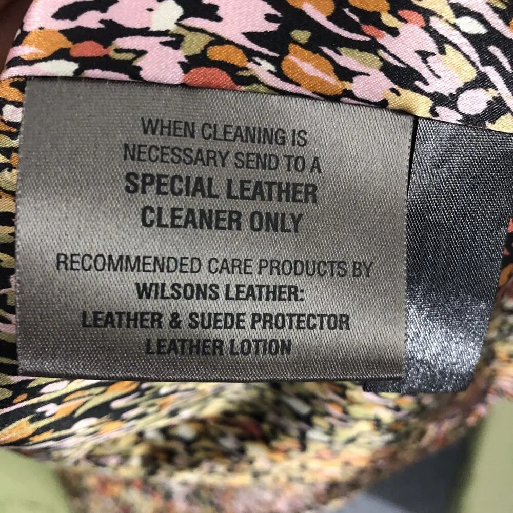 Vintage Y2K Wilsons Leather Green Leather Jacket Size Small - Picture 9 of 10